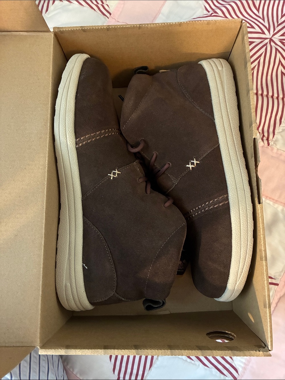 NEW Lamo Men's Brown Suede Casual Boots Sz 12